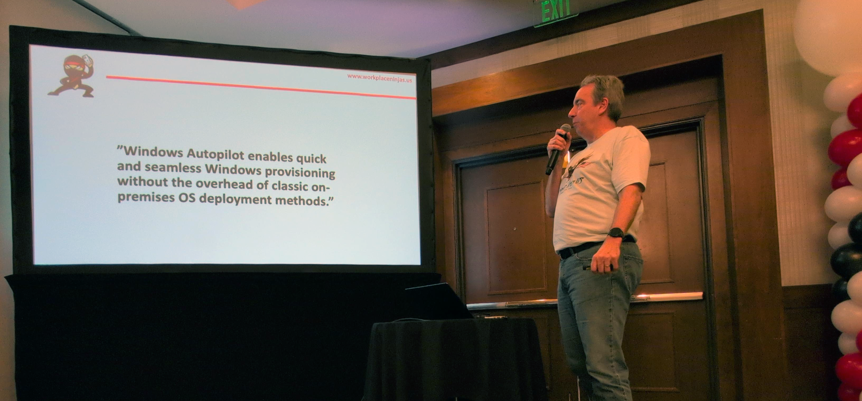 Niehaus-WP-Ninjas-US-2025-web.png Photo of Michael Niehaus presenting at Workplace Ninjas US